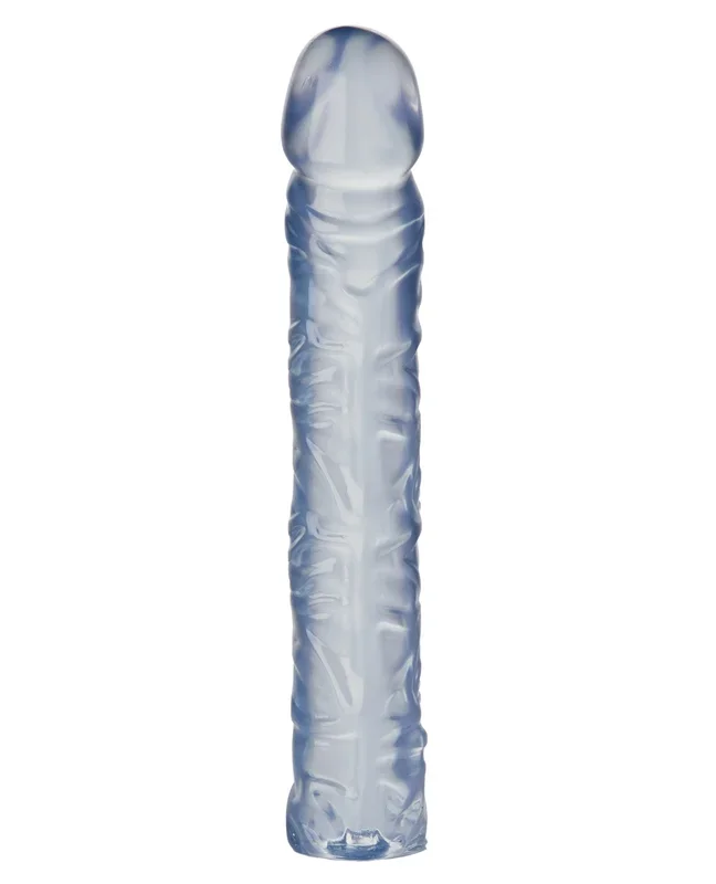 Crystal Jellies 10″ Classic Dildo – Clear