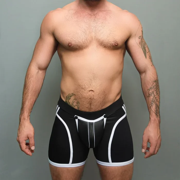 Dale Mas Biker + Skin Bike Zipper Shortstop Black White