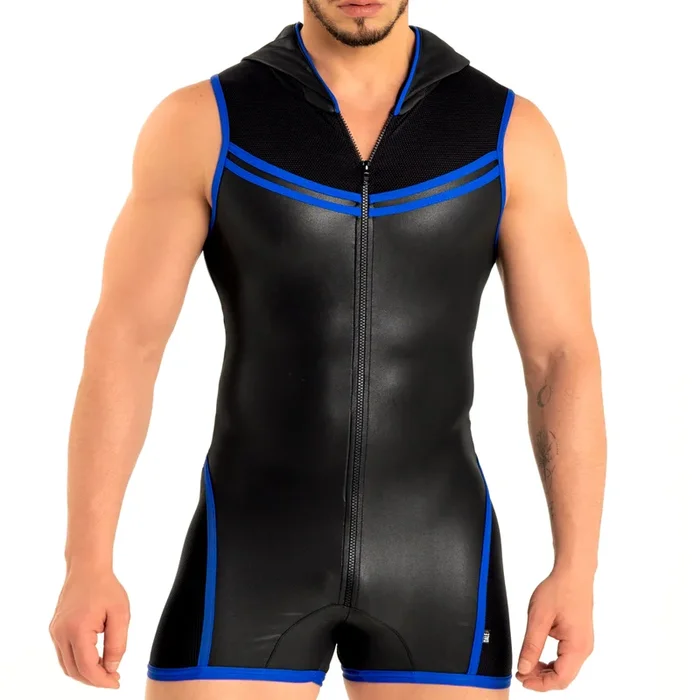 Dale Mas Kinky Hoody Body Zipper Black Blue