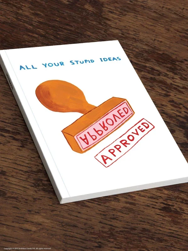 David Shrigley A5 Notebook – Your Stupid Ideas