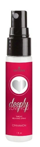 Deeply Love You Throat Relaxing Spray 1 Oz Cinnamon Roll