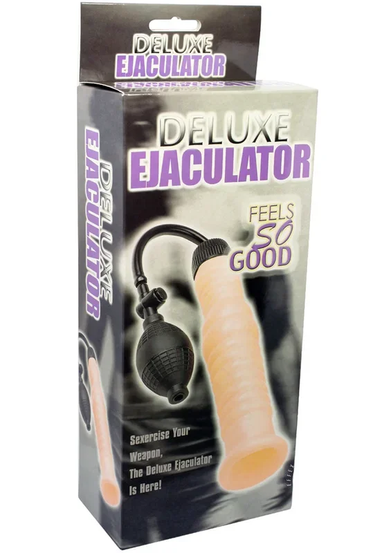 Deluxe Ejaculator Masturbator with Bulb