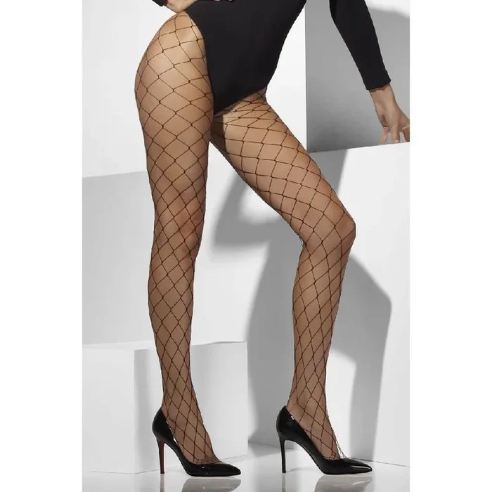 Diamond Net Tights – Total Darkness
