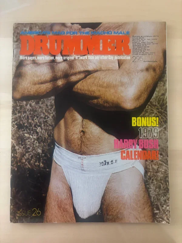 Drummer Magazine. Americas Mag for the macho Male. 1978.