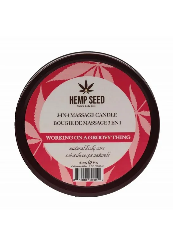 Earthly Body Hemp Seed 3 In 1 Massage Candle – Process On A Groovy Thing