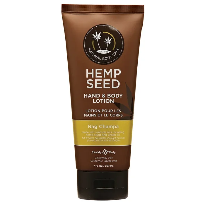 Earthly Body Hemp Seed Lotion-Nag Champa 7oz