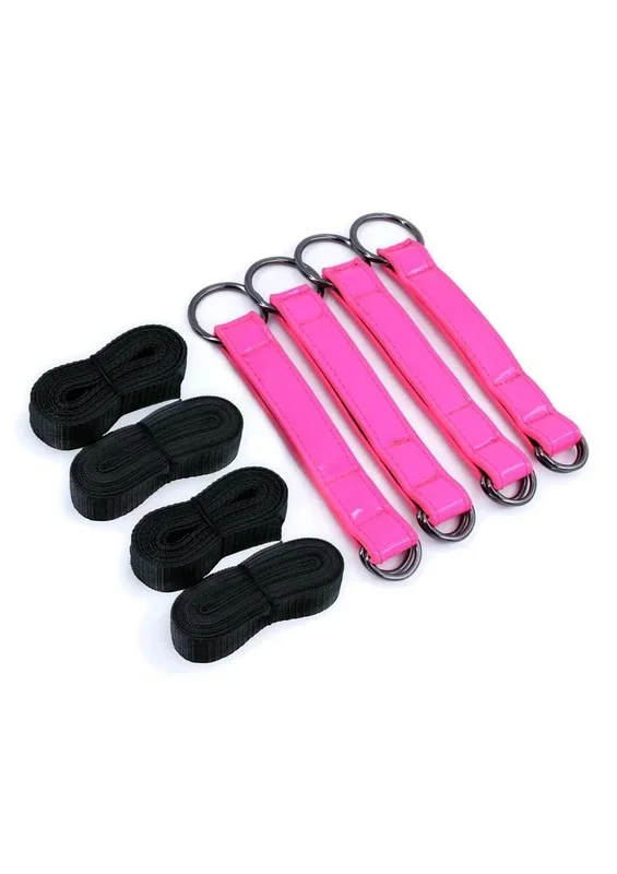 Electra Maneuver Things Pu Leather Bed Restraint Straps