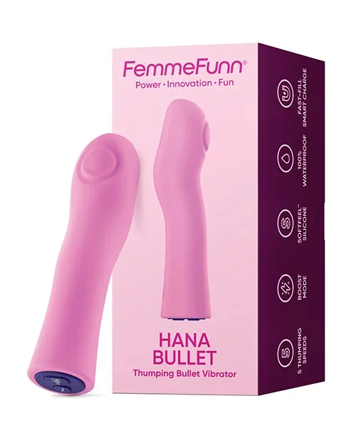Femme Funn Hana Fingerlike Thumping Bullet – Pink