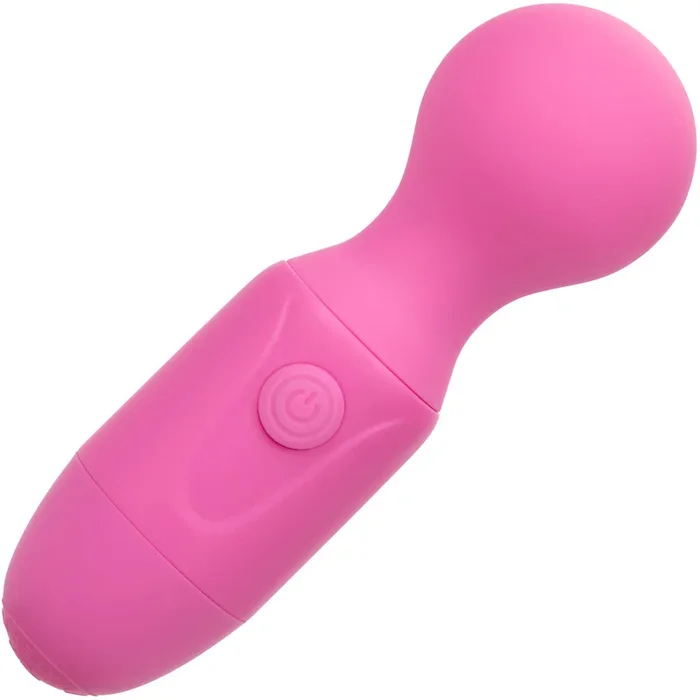 First Time Rechargeable Massager Waterproof Silicone Mini Wand Vibrator By CalExotics – Ping