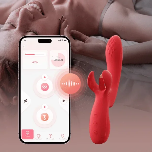 Fortexa Kinky Finger Rabbit Vibrator with App Control