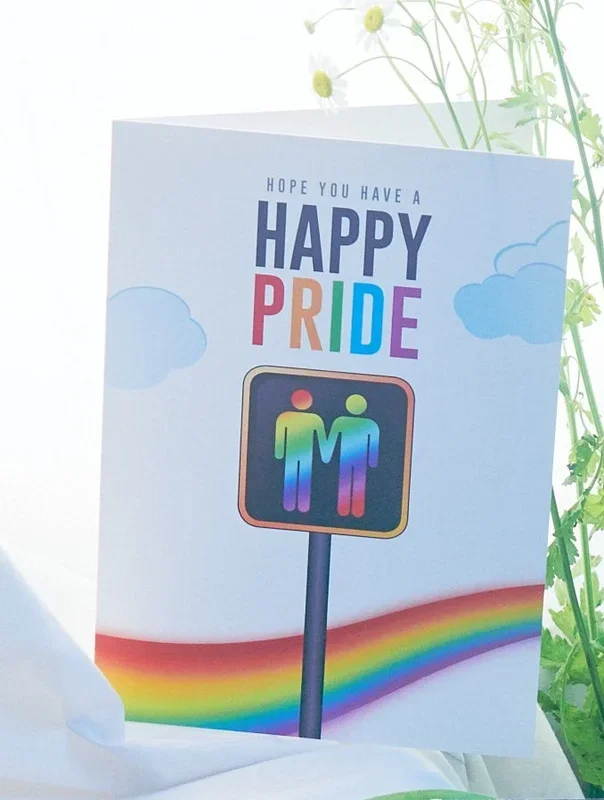 GAY PRIDE GREETING CARD BY KWEER CARDS