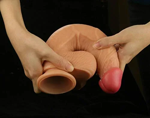 Get Lucky 10In Silicone Dong-Flesh