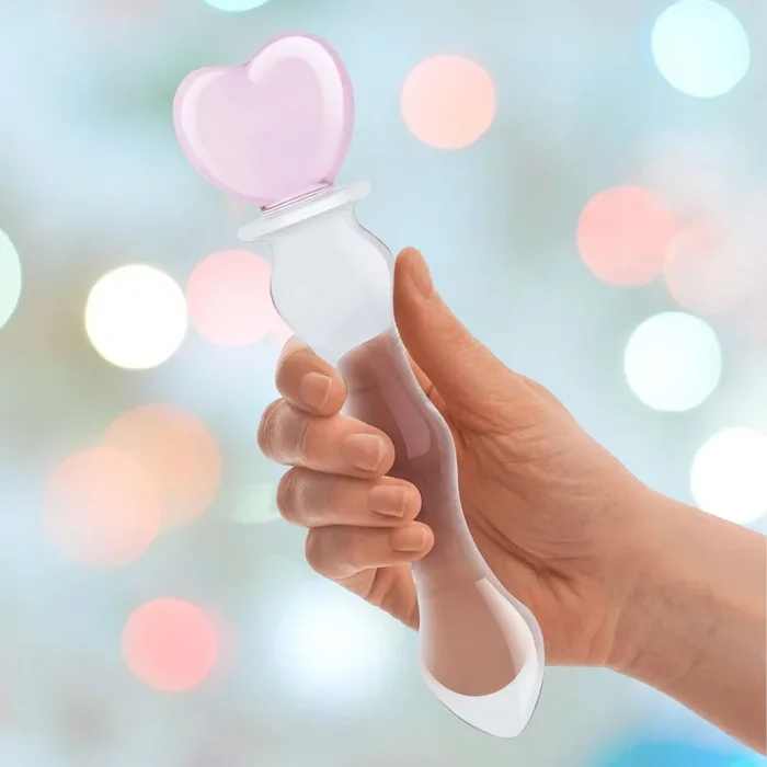 Gläs 8″ Sweetheart Glass Dildo