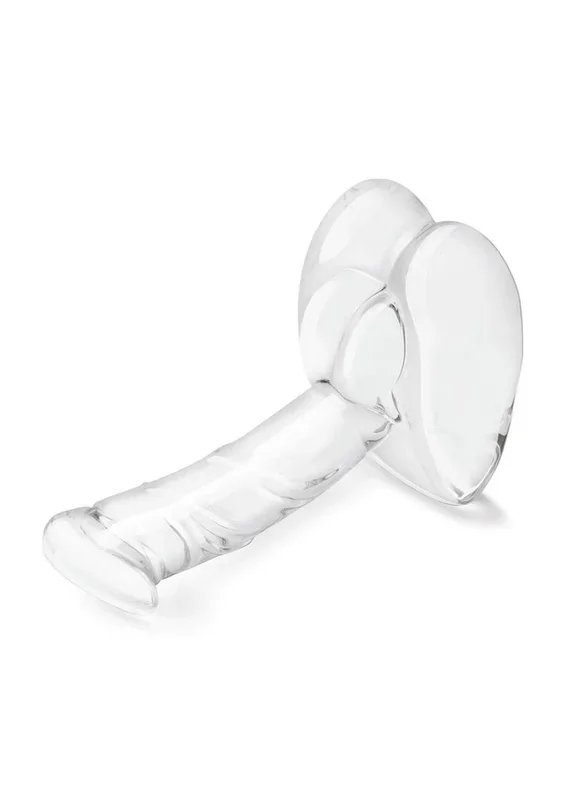 Glas Rideable Standing Glass Cock with Stability Base