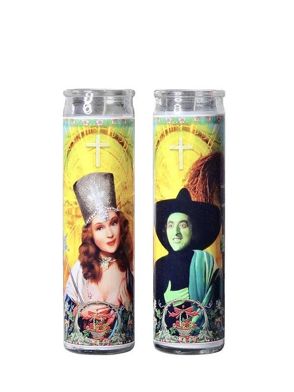 Glinda And Elphaba Celebrity Prayer Candle Set – Wizard Of Oz