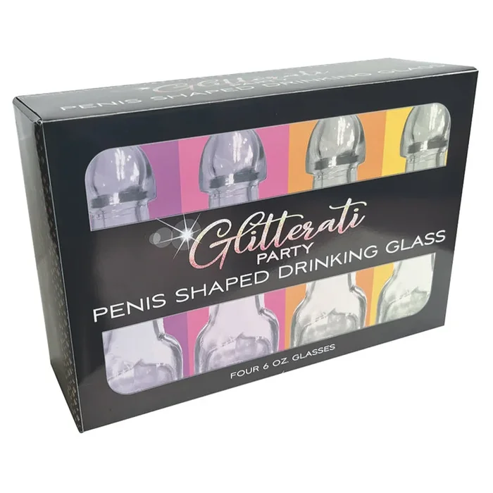 Glitterati Penis Drinking Glass Set of…