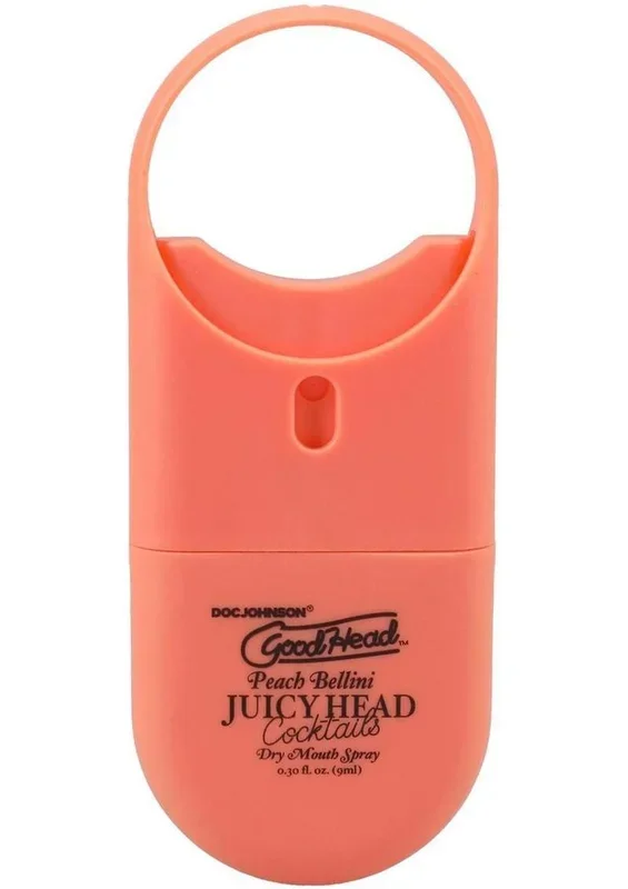 Goodhead Juicy Head Cocktails Dry Mouth Spray To-Rifle Peach Bellini