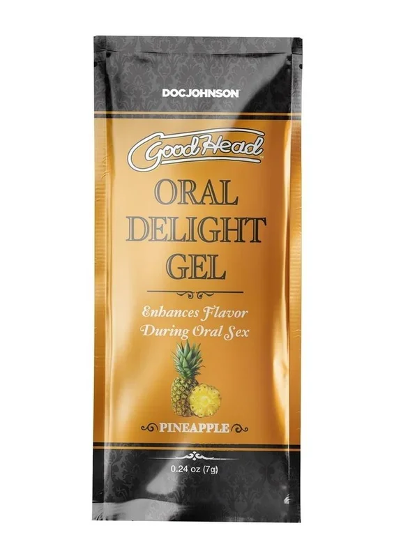 Goodhead Oral Delight Gel .24oz Bulk (48 Pieces) – Pineapple