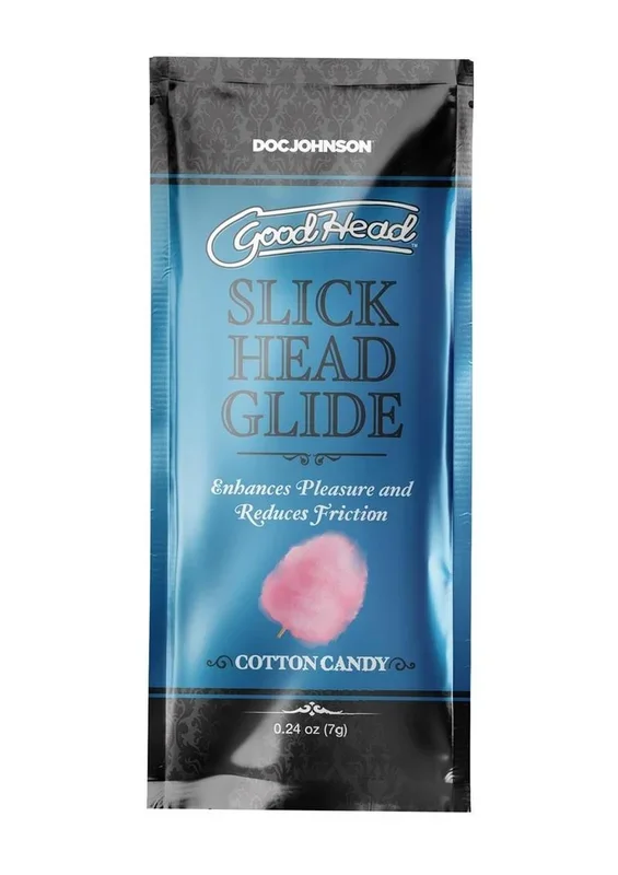Goodhead Slick Head Glide .24oz Bulk (48 Pieces) – Cotton Candy