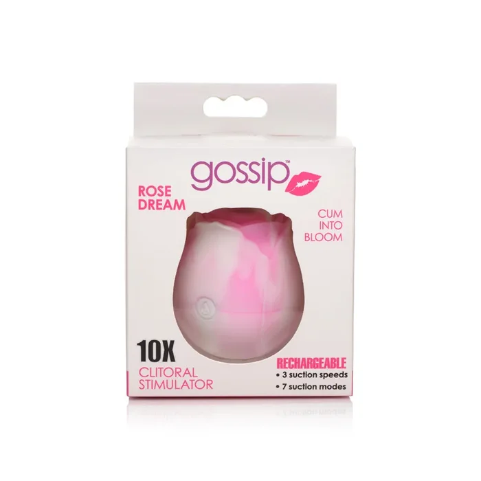 Gossip Rose 10X Silicone Suction Clit Stimulator Swirl