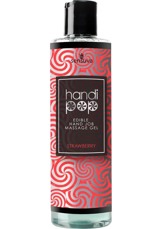Handipop Edible Hand Job Massage Gel Strawberry