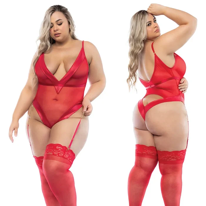 Hello Sexy The Lola Bodysuit-Tiger Lily 2X/3X-Advert