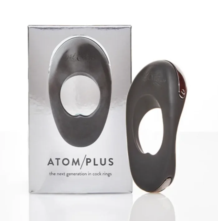Hot Octopuss Atom Plus Rechargeable Vibrating Cock Ring Black
