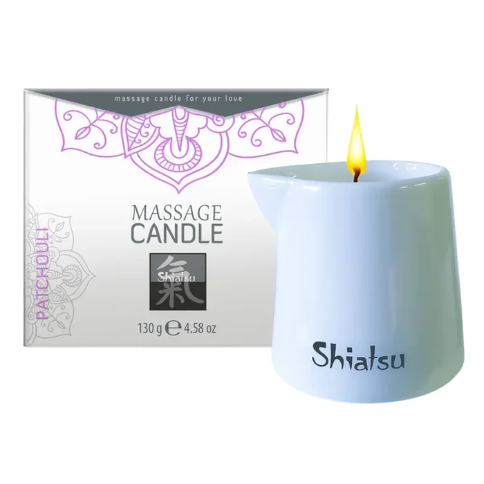 HOT Shiatsu Massage Candle 130g – Patchouli