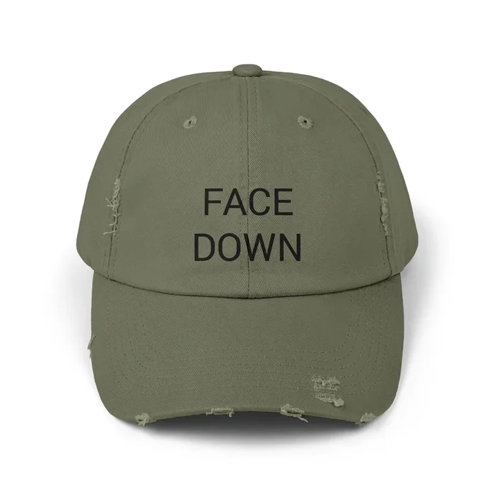 HUMAN FACE DOWN In A Bad Way Cap in 6 colors