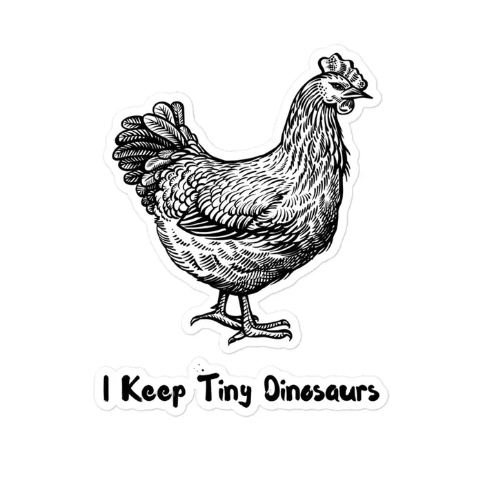 I Keep Tiny Dinosaurs Sticker