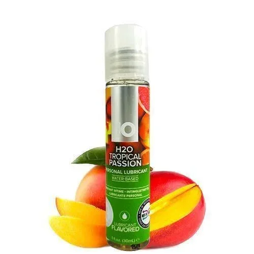 JO H2O Water Based Natural Flavor Excerpt Lubricant Tropical Passion