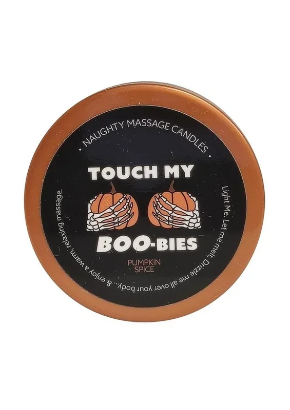 Kama Sutra Halloween Mini Massage Candle 1oz Touch My Boo-Bies – Pumpkin Spice