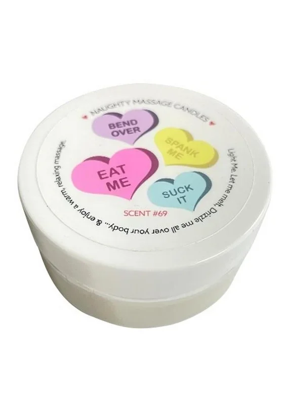 Kama Sutra Naughty Massage Candle Flex Over, Run Through Me, Spand Me and Suck It