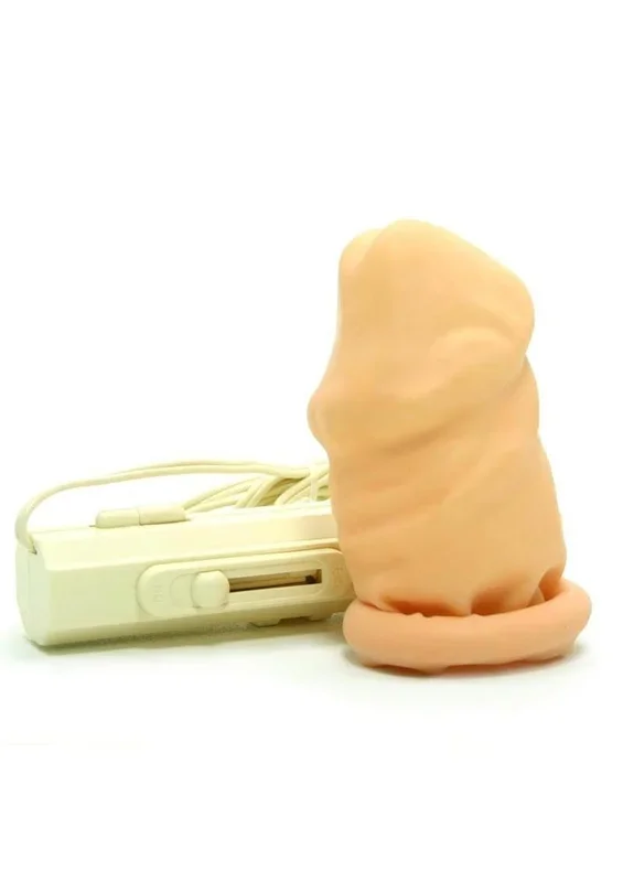 Latex Multi-Speed Vibrating Penis Extension Sleeve