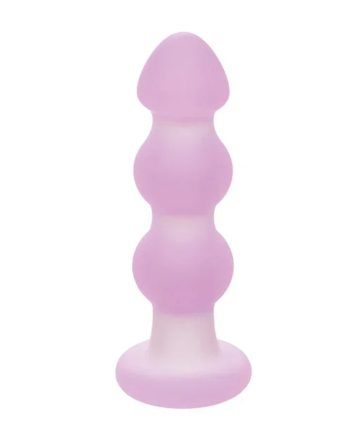 Lavender Haze Beaded Anal Probe – Lavender/White