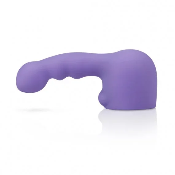 Le Wand Petite Ripple Weighted Silicone Wand Attachment – Violet