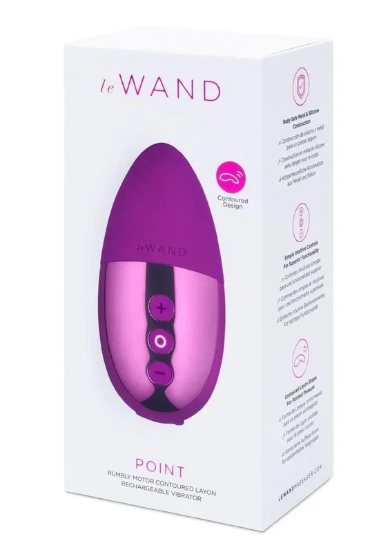 Le Wand Point Rechargeable Silicone Contoured Mini Vibrator