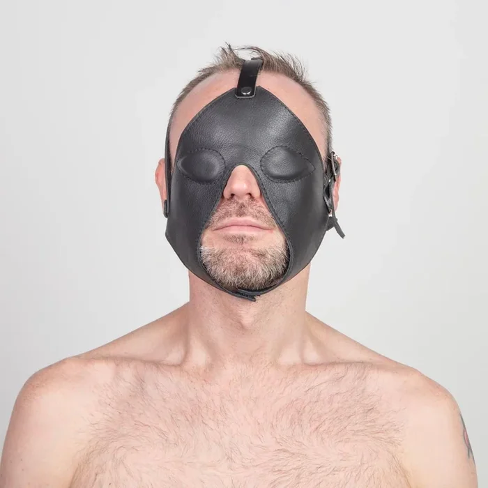 Leather Face Cover – No Eyes