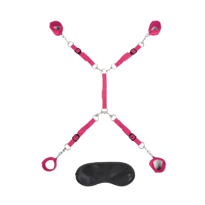 Lux Fetish 7-piece Bed Spreader Playful Restraint System