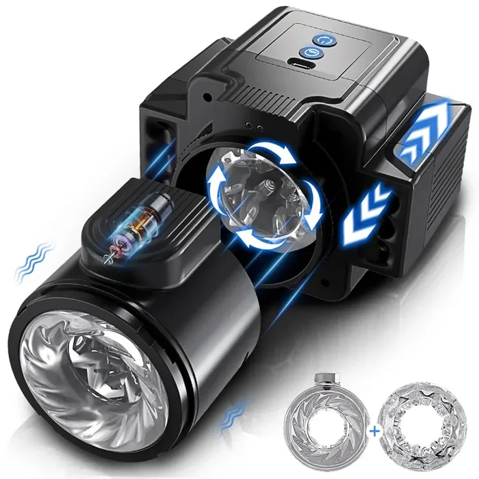 Machinelike Male Masturbator Camera Masturbation Cup