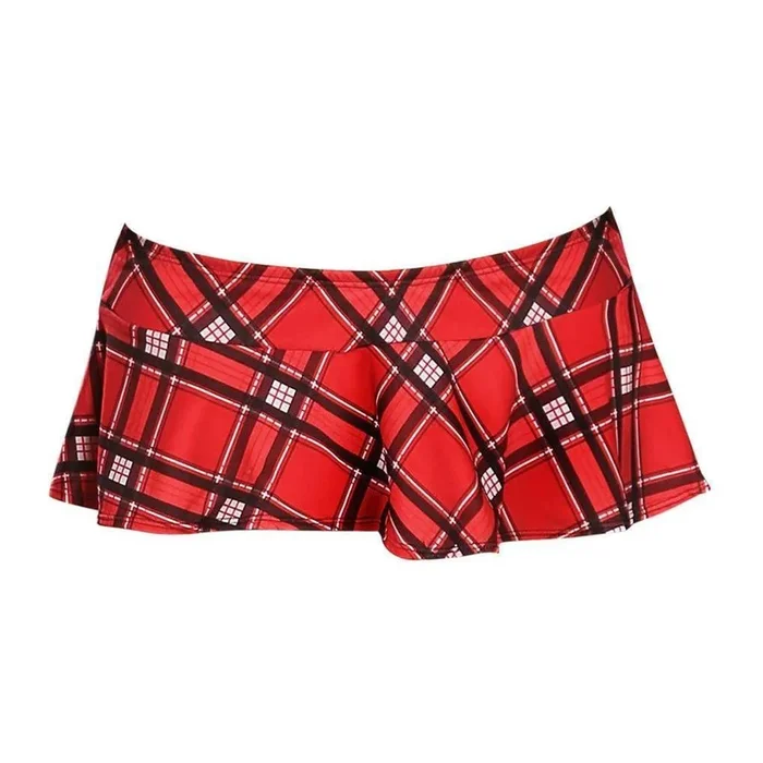 Magic Silk Love & Bondage SG Micro Mini Skirt & 2-Piece Set Red