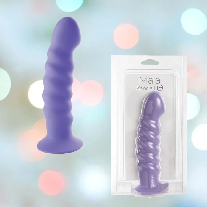 Maia ‘Kendall’ 8″ Silicone Dildo – Neon Purple