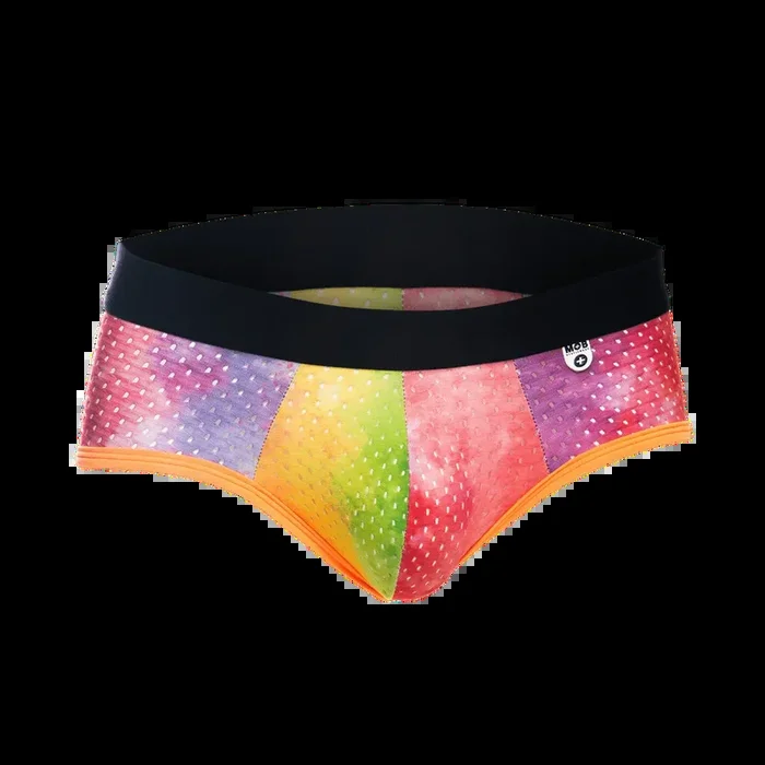 Male Basics MOB Men’s Aero Brief Orange Tye Dye
