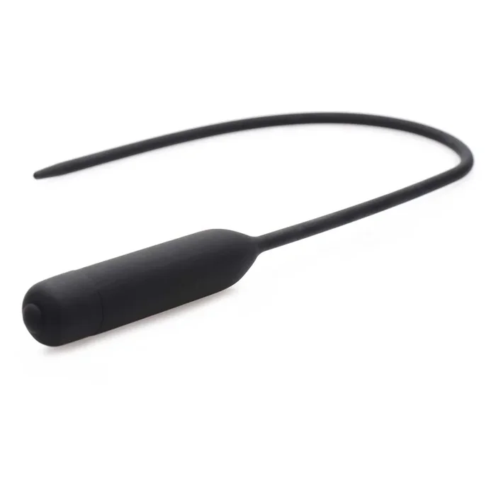 Master Series Cadence Extreme Vibrating Silicone Sound – Black