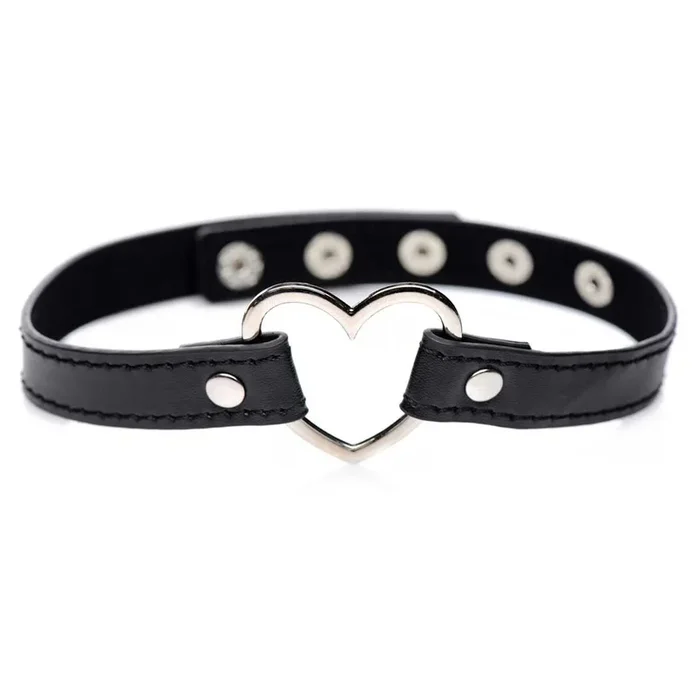 Master Series Dark Heart Chrome Heart Black Choker