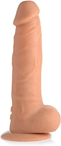 Master Series Power Pounder Signature Stroke Thrusting Silicone Dildo Flesh 1 Count