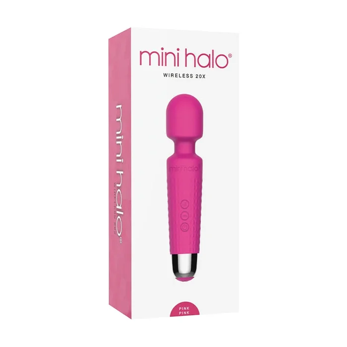 Mini Halo Wireless Wand 20X Silicone Pink Pink