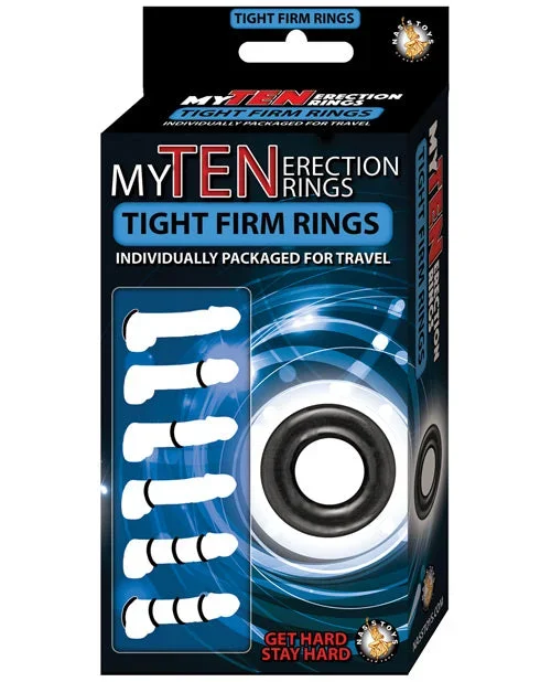 My Ten Erection Rings Tight Firm Rings – Black