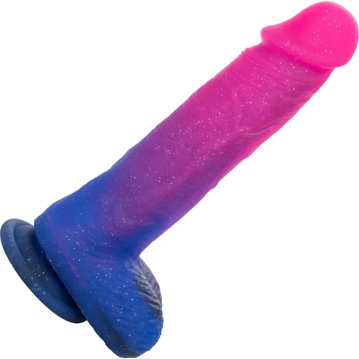 Naughty Bits Ombré Hombre XL Silicone Vibrating Suction Cup 8.5 ” Dildo by CalExotics
