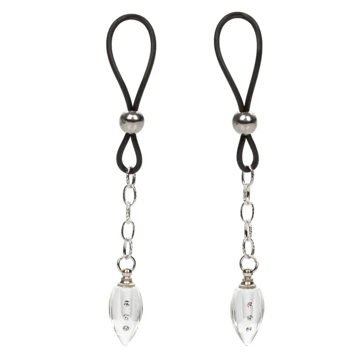 Not-Piercing Nipple Jewelry Crystal Teardrop